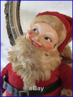 antique stuffed santa claus