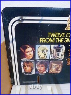 100% Vintage Kenner 1977 Star Wars 12 Back Shop Store Display Header Bin Tray