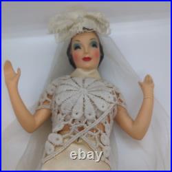 12 Vintage Countertop Display Bride Mannequin Wedding Dress Advertising