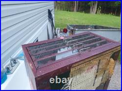 1920s Advertising Star Twist Sewing Thread Store Spool Display Cabinet 4 Drawers