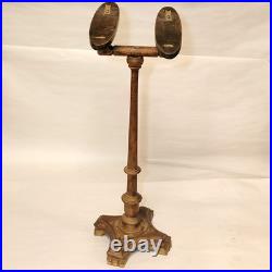1920s Shoe Store Display Stand with Carved Paw Feet Antique Vintage Art Deco