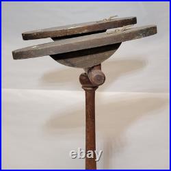 1920s Shoe Store Display Stand with Carved Paw Feet Antique Vintage Art Deco
