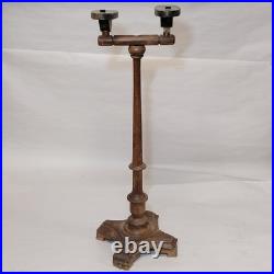 1920s Shoe Store Display Stand with Carved Paw Feet Antique Vintage Art Deco