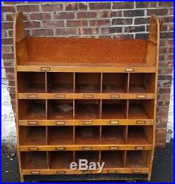 1920s Vintage General Store Cubby Display Cabinet Authentic MAKE AN OFFER