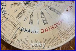 1929 BOYE Needle Co Display Case with Wooden Tubes & Contents Vintage