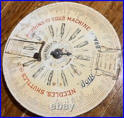 1929 BOYE Needle Co Display Case with Wooden Tubes & Contents Vintage