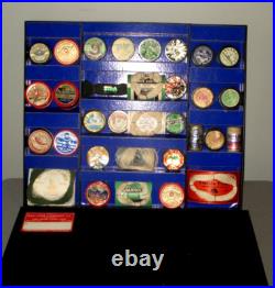 1930's Hall Line-nos-vintage Fishing Tackle Store Display Case-carton Spools 23
