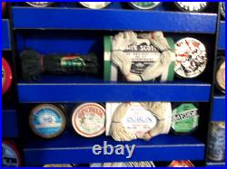 1930's Hall Line-nos-vintage Fishing Tackle Store Display Case-carton Spools 23