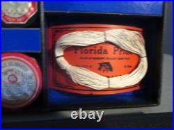 1930's Hall Line-nos-vintage Fishing Tackle Store Display Case-carton Spools 23