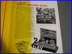 1930's Hall Line-nos-vintage Fishing Tackle Store Display Case-carton Spools 23 1930's Hall Line-nos-vintage Fishing Tackle Store Display Case-carton Spools 23