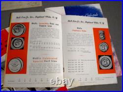 1930's Hall Line-nos-vintage Fishing Tackle Store Display Case-carton Spools 23