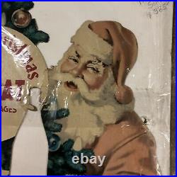 1930s A-Treat Store Display Vintage Bottle Holder Merry Christmas