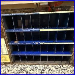 1930s Diamond Dyes Metal Country Store Counter Display Advertising Cabinet WOW