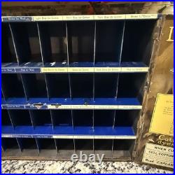 1930s Diamond Dyes Metal Country Store Counter Display Advertising Cabinet WOW