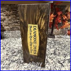 1930s Diamond Dyes Metal Country Store Counter Display Advertising Cabinet WOW