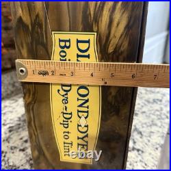 1930s Diamond Dyes Metal Country Store Counter Display Advertising Cabinet WOW