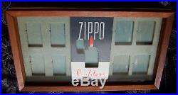 1950's vintage ZIPPO LIGHTER retail store smoke shop counter top display case