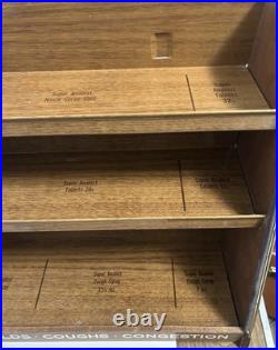 1960's Advertising Store Display Rack Relief Of Colds Coughs Congestion VTG