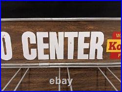 1960s/1970s Vintage KODAK FILM Retail Store Display Rack, PHOTO CENTER sign