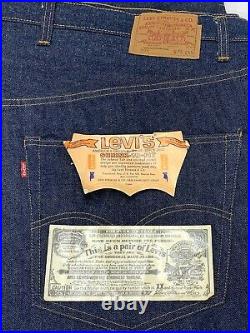1960s Giant Levis 501 Jeans 76x45 Store Display Big E selvedge Single Stitch NWT