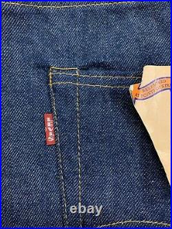 1960s Giant Levis 501 Jeans 76x45 Store Display Big E selvedge Single Stitch NWT