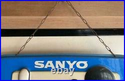 1970s Vintage SANYO Television SAN-Color Mickey Mouse Store Display Sign Rare