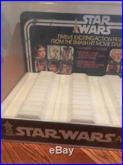 1978 Vintage Star Wars Store Display 12 Back Bin And Header Afa 80