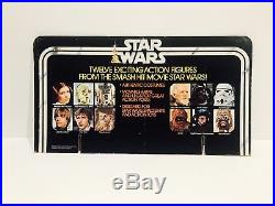 1978 Vintage Star Wars Store Display 12 Back Bin And Header Afa Ready