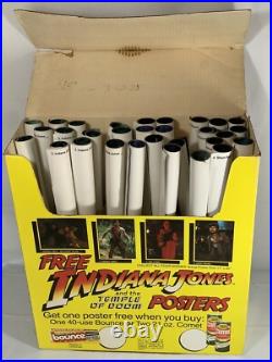 1984 Vintage Indiana Jones Store Display with ORIGINAL Posters