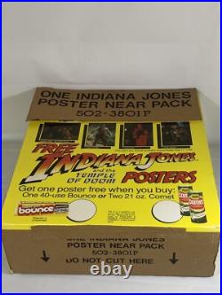 1984 Vintage Indiana Jones Store Display with ORIGINAL Posters