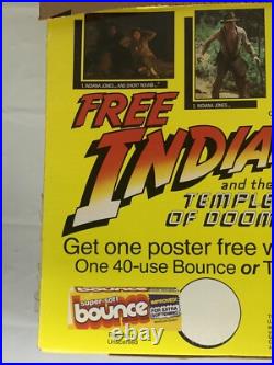 1984 Vintage Indiana Jones Store Display with ORIGINAL Posters