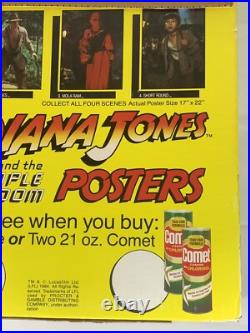 1984 Vintage Indiana Jones Store Display with ORIGINAL Posters