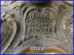 19th Century Ornate Cast Iron/Nickle Rounder Clothing Rack Edward Leger WOW