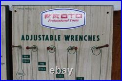 2 Vintage PROTO TOOLS Dealer Display Board Tools 12 X 24 WRENCHES