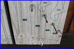 2 Vintage PROTO TOOLS Dealer Display Board Tools 12 X 24 WRENCHES