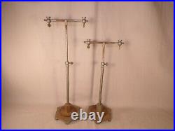 2 Vintage Store Counter Top or Window Metal Display Stand Bracelets / Necklaces