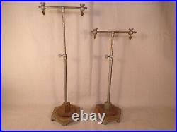2 Vintage Store Counter Top or Window Metal Display Stand Bracelets / Necklaces