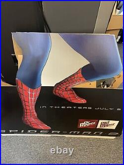 2004 Vintage Spider-Man 2 The Movie Dr Pepper Cardboard Standee Standup