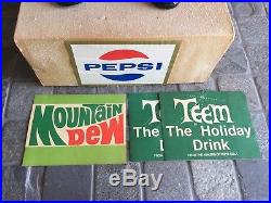 38 Vintage Harold Gale Santa Pepsi Mountain Dew Teem Christmas Store Display