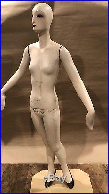 38 tall Mini Mannequin Vintage Antique 30s Store Counter Display Deco Doll