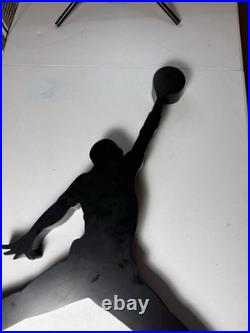3D Air Jordan Jumpman silhouette is a vintage retail store display piece