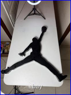 3D Air Jordan Jumpman silhouette is a vintage retail store display piece