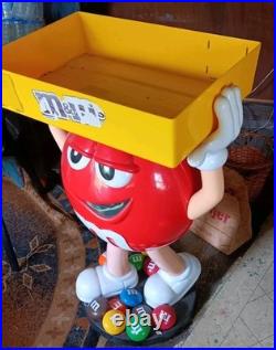 40-inch tall 1990s vintage Red M&M's store display