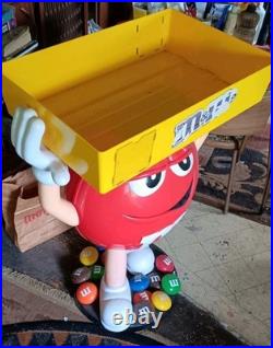 40-inch tall 1990s vintage Red M&M's store display