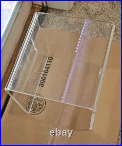5 Piece Set Of Vintage Lucite Clear Acrylic U Cubes Riser Retail Store Display