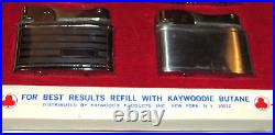 5 Vtg Windflame By Kaywoodie Butane Cigarette Lighters In Store Counter Display