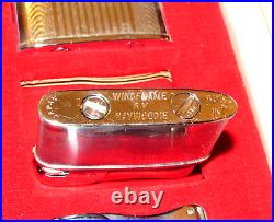 5 Vtg Windflame By Kaywoodie Butane Cigarette Lighters In Store Counter Display