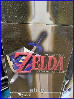 6 1/2 Foot Zelda Majora's Mask Nintendo 64 N64 Mat Sign Promo Store Display VTG