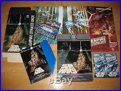 80's Vintage Star Wars Trilogy Promo Store Display Home Video Advertising/Ad Lot