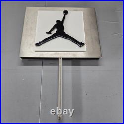 AIR JORDAN & NIKE Vintage Retail Display Store Sign Collector Metal